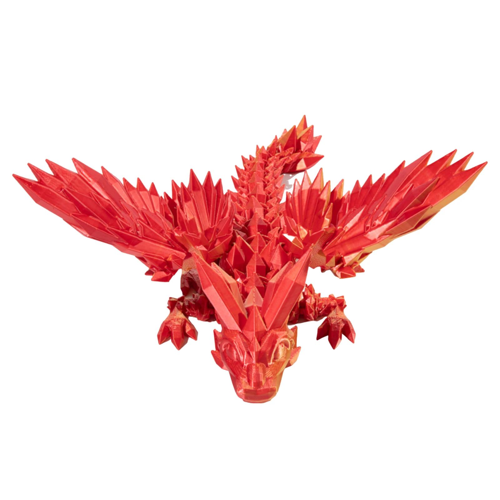 3D Printed Wings Dragon Fidget Creative Craft Tabletop Statue Toy for Living Room Coffee Table