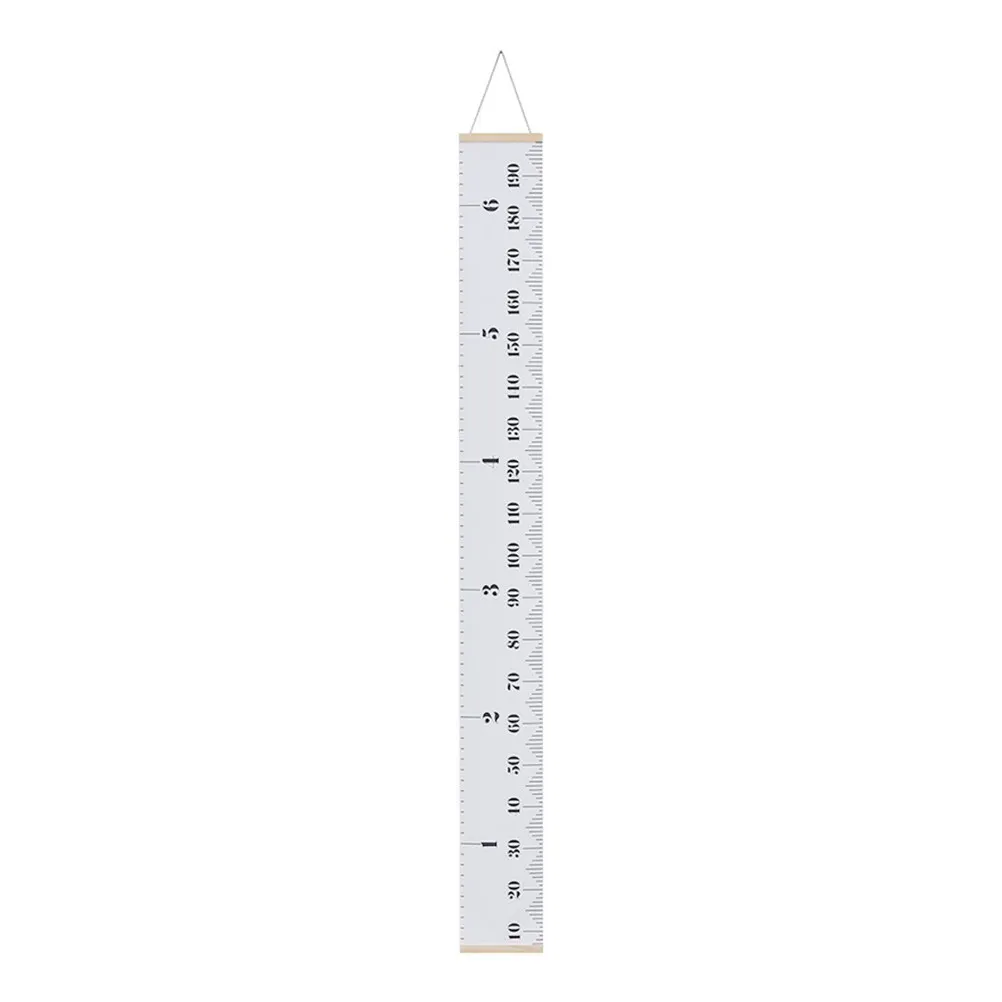 1Pcs Kids Height Wall Chart Growth Tracker Wooden Frame Measuring Ruler Room Decor for Childrens Bedroom Nursery Living Room