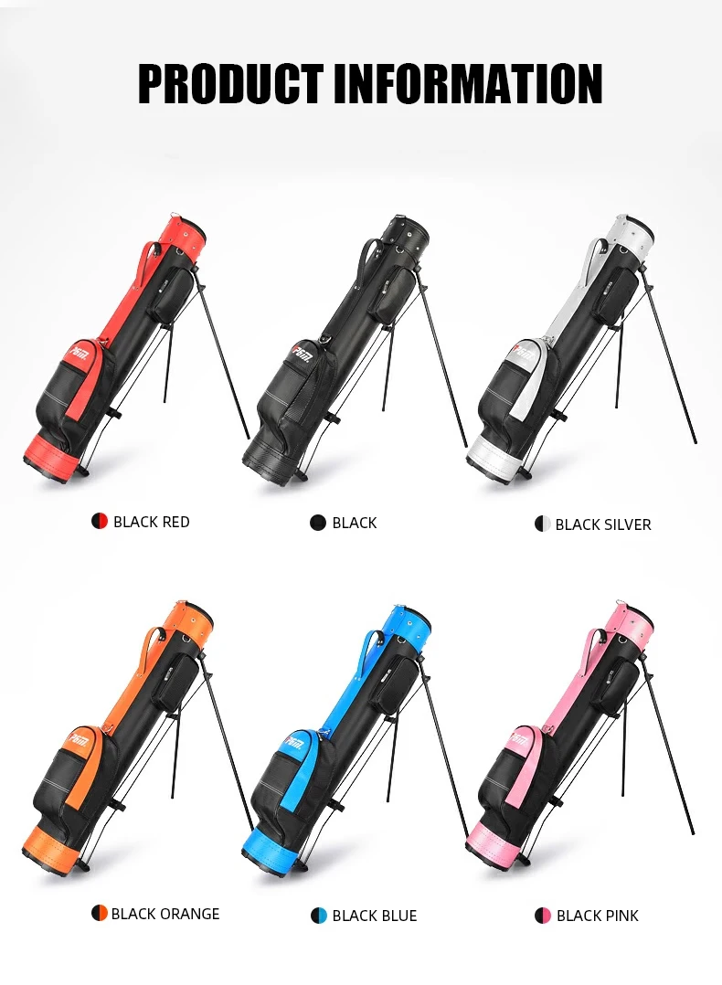 PGM Golf Bag Stents Gun Bags Bracket Bag Multiple Colors Lightweight Portable Golf Pencil Bag Sunday Golf Bag QIAB008