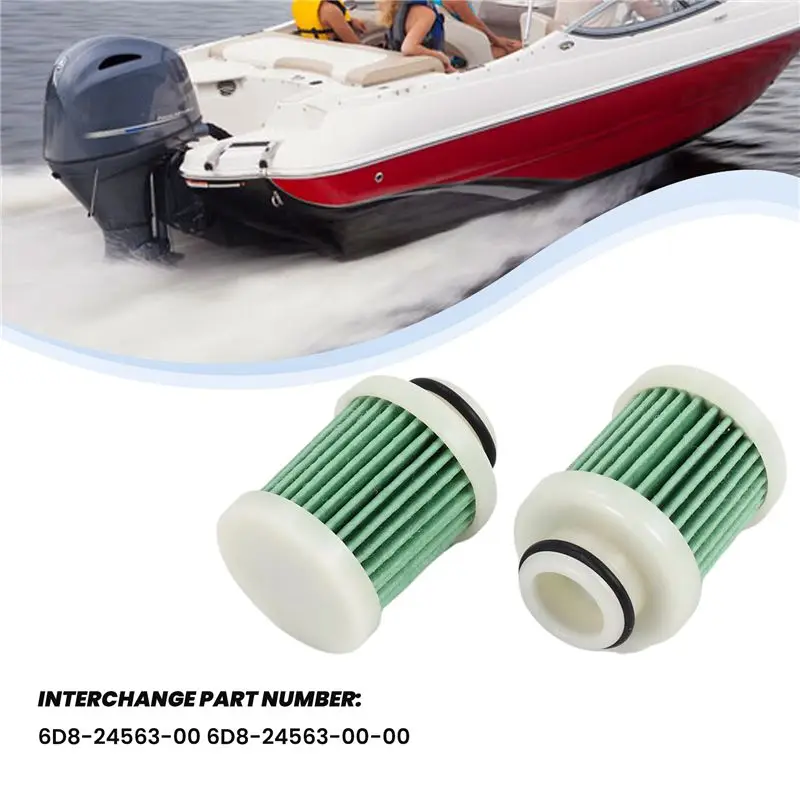 Latest 20Pcs 6D8-WS24A-00 4-Stroke Fuel Filter For 40-115Hp F40A F50 T50 F60 T60 Engine Marine Outboard Accessories