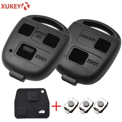 2 3 Pulsante Pad Interruttore Chiave A Distanza Dell'automobile Borsette Caso Per Toyota RAV4 Prado Corolla Land Cruiser Previa Tarago Pixis Rush Celica