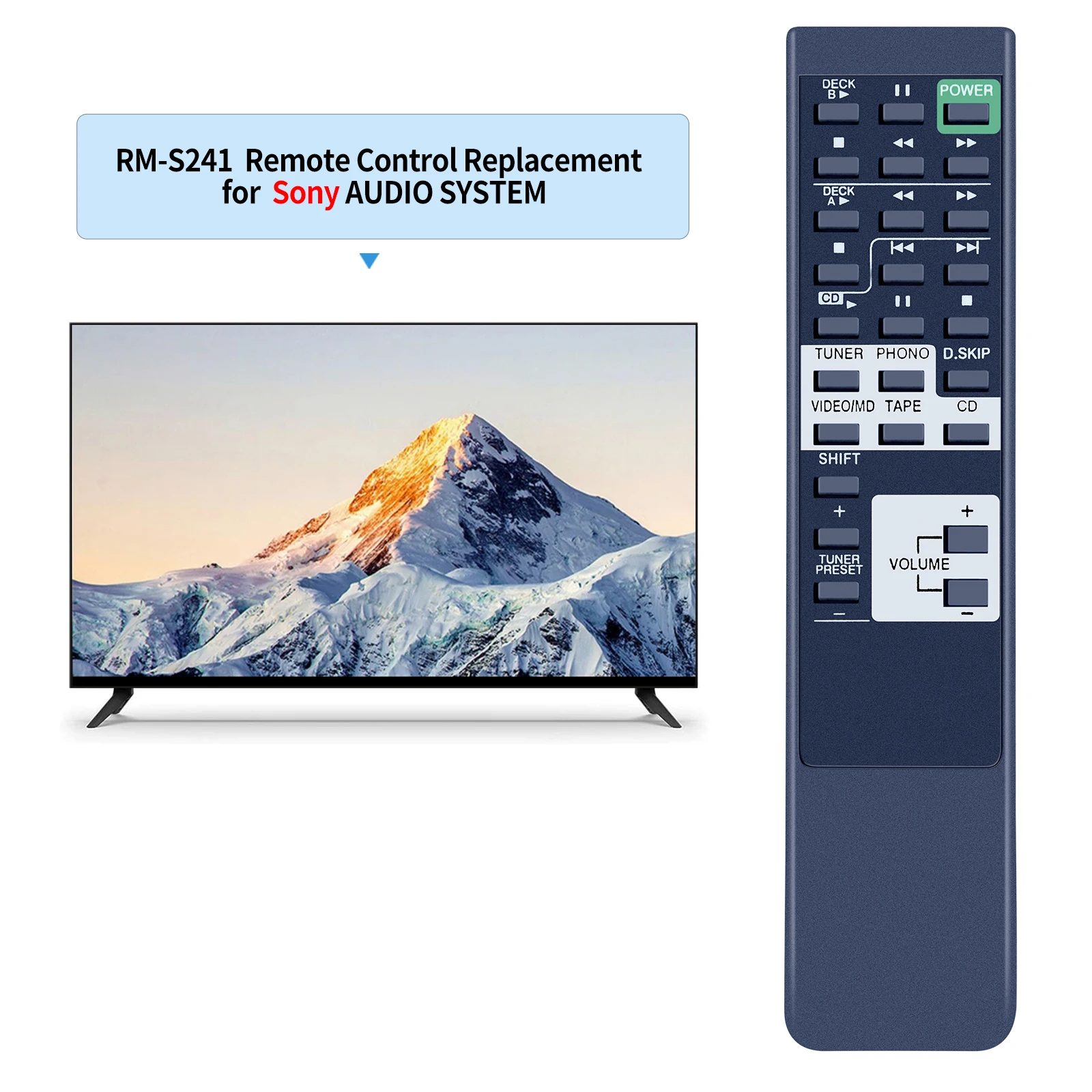 Rm-s241 пульт дистанционного управления для звуковой системы Sony Hcd-251 R2500 R2400