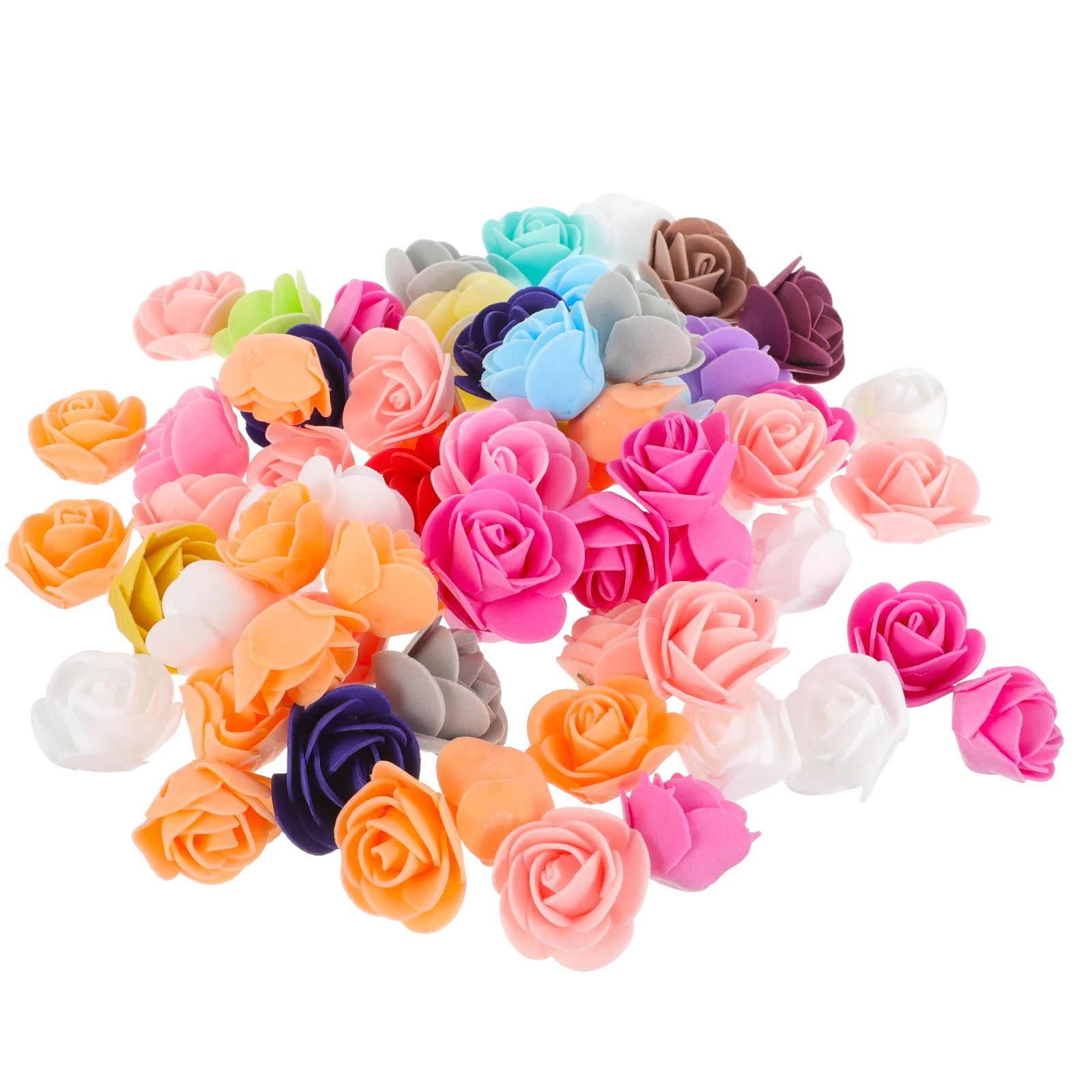 

Aromatherapy Flowers 35mm Foam Rose PE DIY Materials Artificial Roses Realistic Wedding Valentine Gift Box