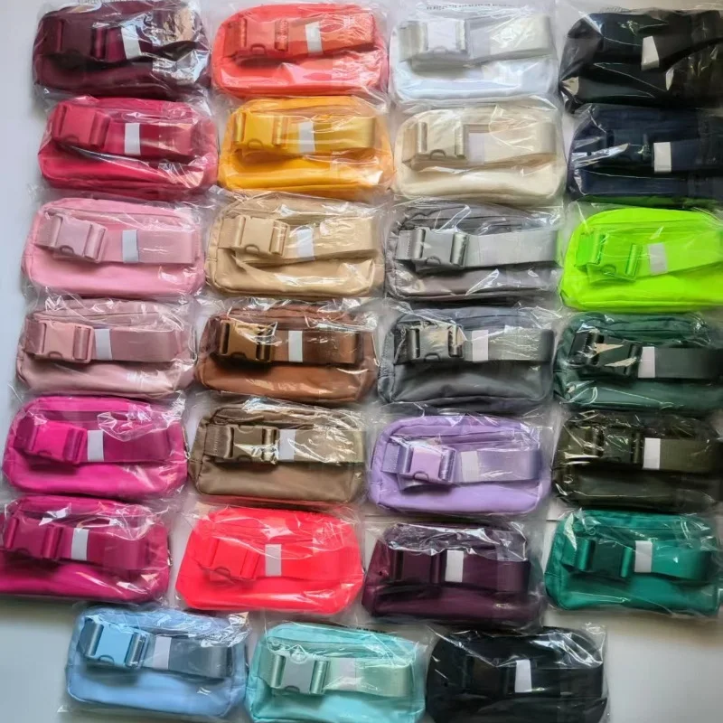 요가 가방 유니섹스 패션 웨이스트 백 스포츠 로고 디자인 경량 방수 휴대용 러닝 피트니스 짐 운동 선물