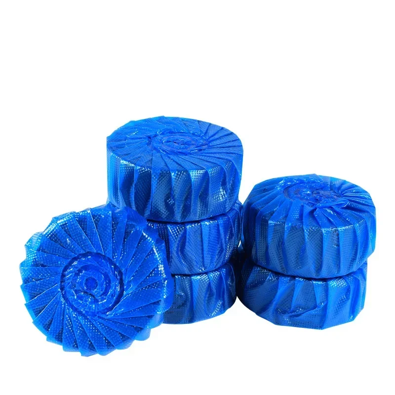 Bathroom WC Cleaning Supplies Blue Bubble Toilet Tablets Automatic Flush Freshener For Daily Restroom Odor And Dirt Removal view 4