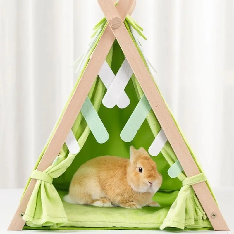 L74D Indoor Outdoor Pet Homes Comfortable Small Pet Bed Plastic Pet Houses Pet