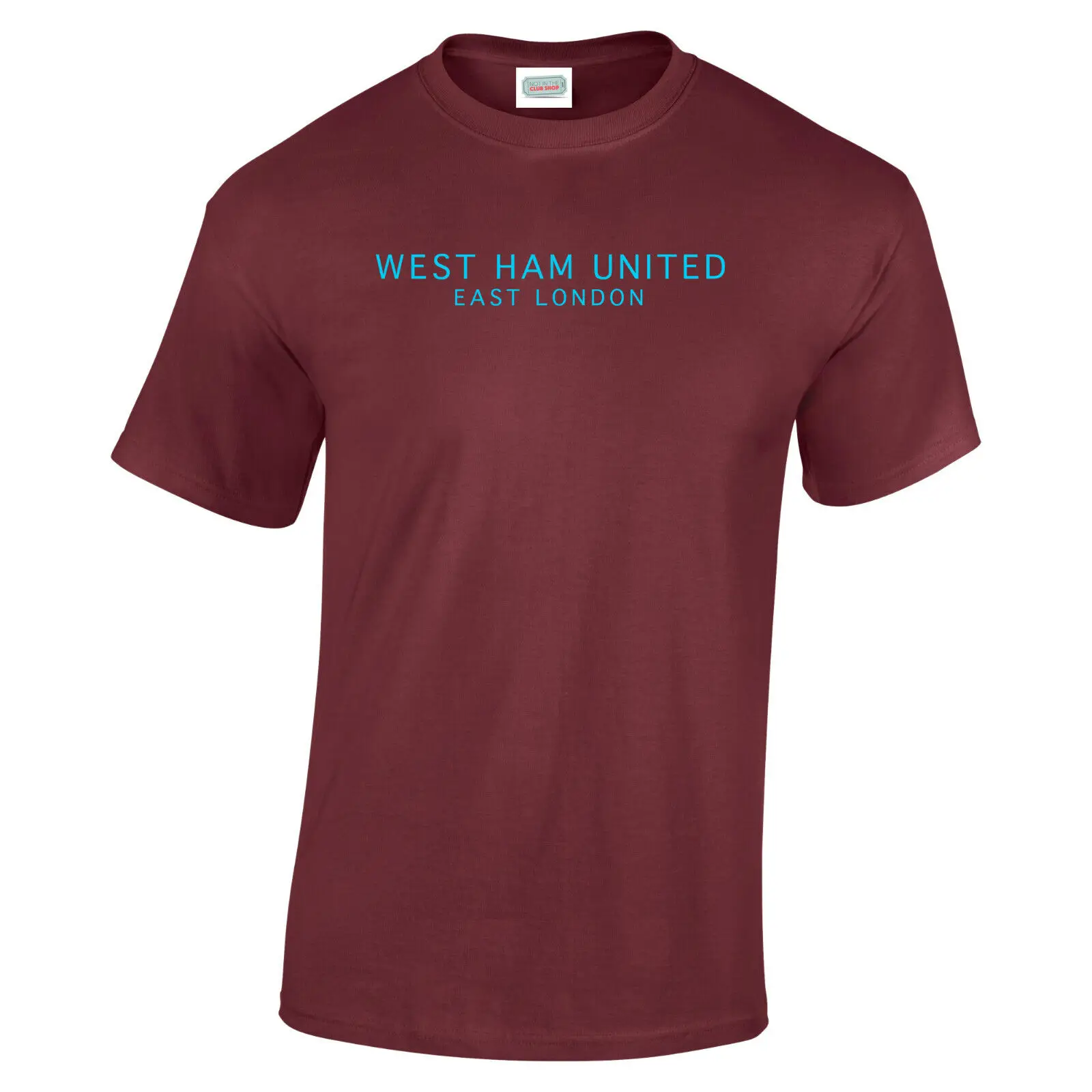 East London T Shirt Hammers Boleyn Upton Park North Bank Chiken Run Claret Nfcc Regular Fit Tops