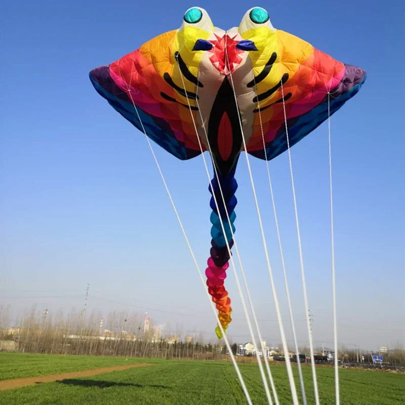 Free Shipping 15M Devil Fish Kite for Adults Kite Ray Fish Flying Folding Kite Giant Large Kites Professional Inflatable Toys