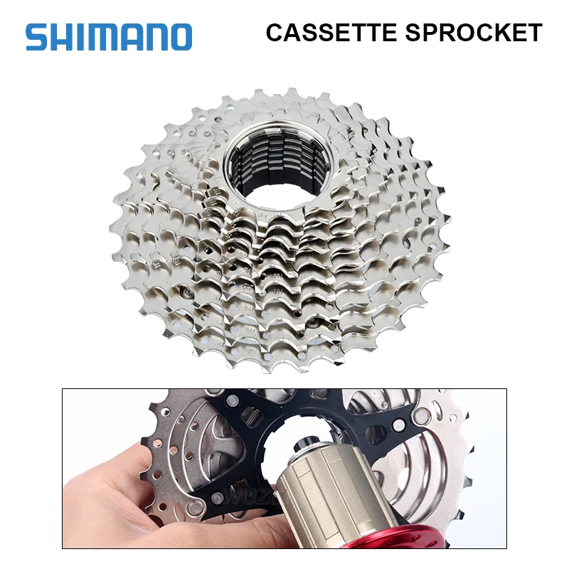 Original Shimano 105 R7000 Cassette K7 11 Speed Groupset 28/30/32T/HG601 Chain KMC Chains R7000 HG Flywheel Road bike 1X11V Kit