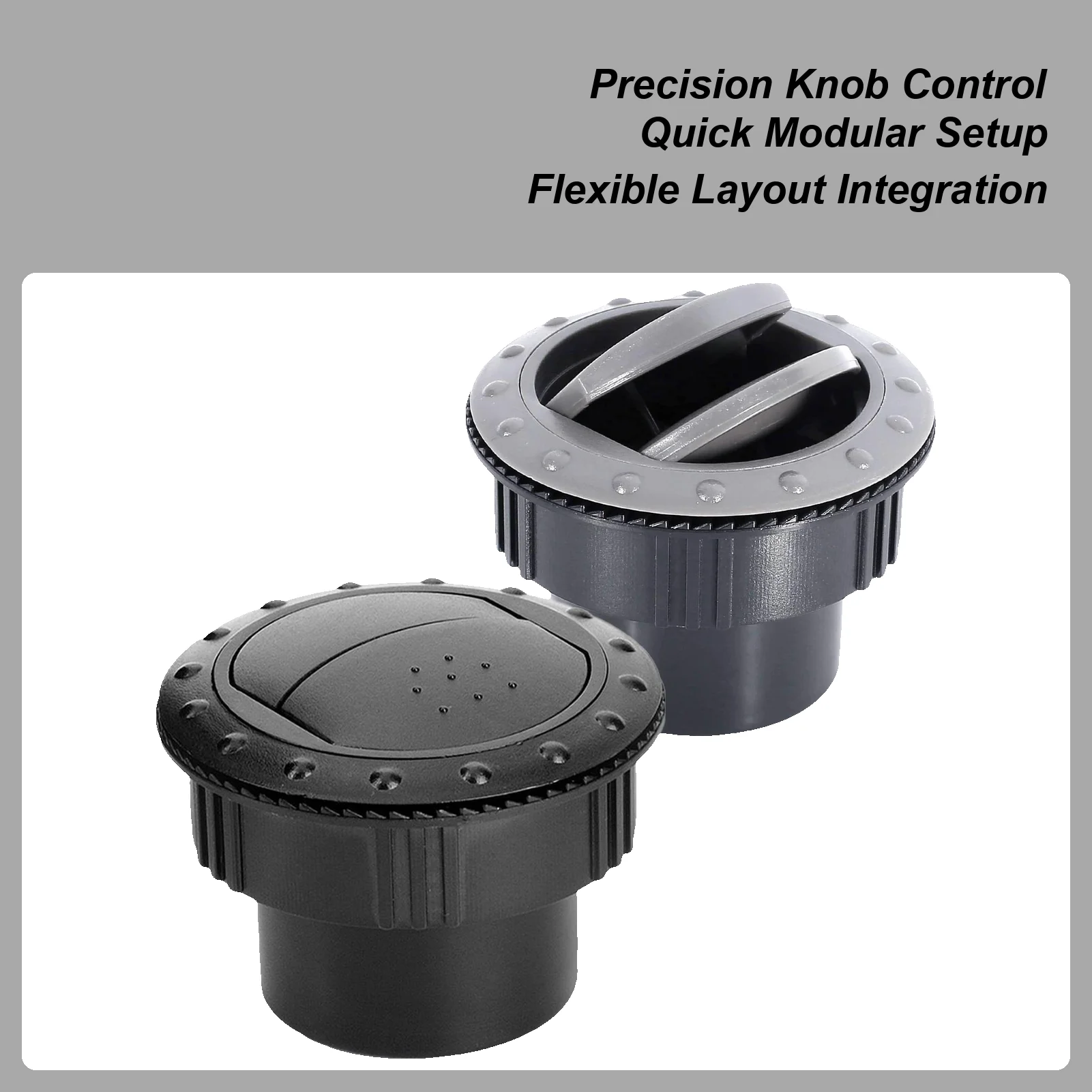 RV Air Conditioner Vent RV Air Outlet Round Knob Type Outlet Deflector for Roof Automobile Trucks Boats Yachts Most Vehicles