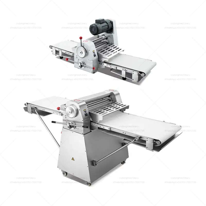 Puff Pastry Laminator Roller Dough Sheeter Machine Bakery Thin Pita Bread Automatic Commercial Dough Sheet Making Dough Spreader