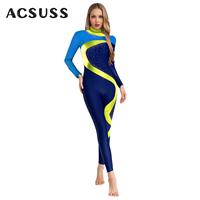 Women Ballet Dance Gymnastics Leotards Figure Skating Acrobatics Yoga Training Bodysuit Shiny Rhinestones Long Sleeve Unitard