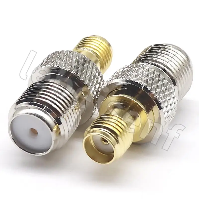 SMAK/FK Coaxial RF Adapter All Copper SMA Female to F Female High Frequency Adapter F inch