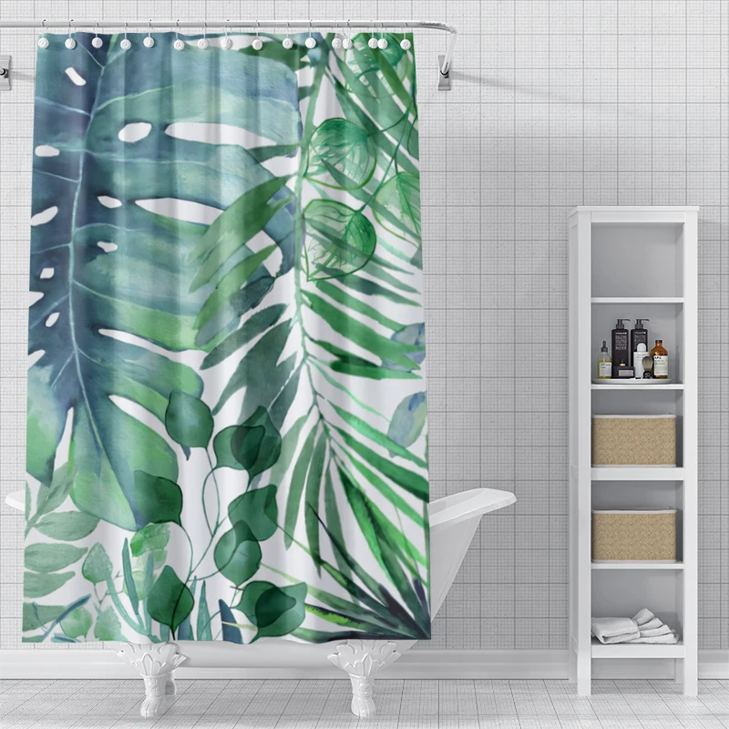 Home shower curtains for bathroom waterproof fabric Modern Nordic style bathroom curtain 180x200 240x180  cute dog funny