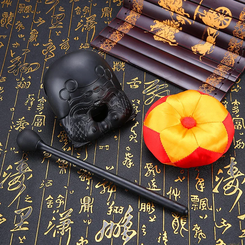 Buddhist Wooden Fish Knocker Plastic Decoration for Temple Home Ceremony - Home Decor Buddha Supplies