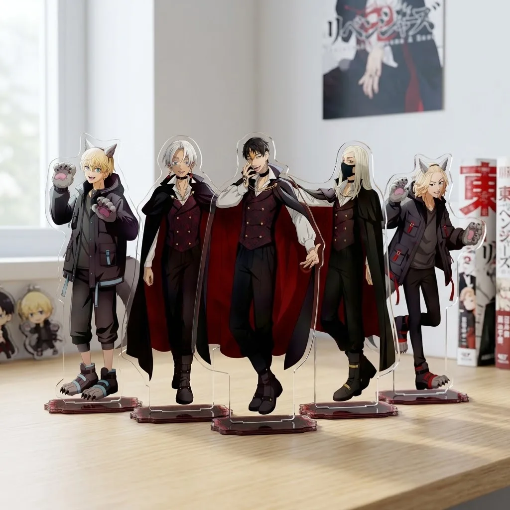 Tokyo Revengers Anime Acrylic Stand Keychain Decor Fans Birthday Gift Trending Yofukashi no Uta Anime Goods