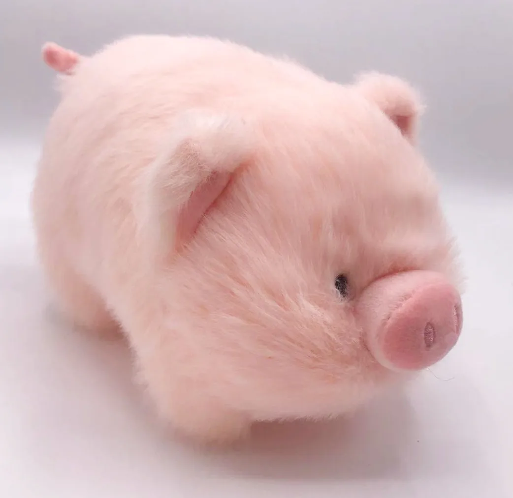Cute Pig Stuffed Doll Animal Plush Soft Toy Apple Pig Plush Children's Gift 10 inches