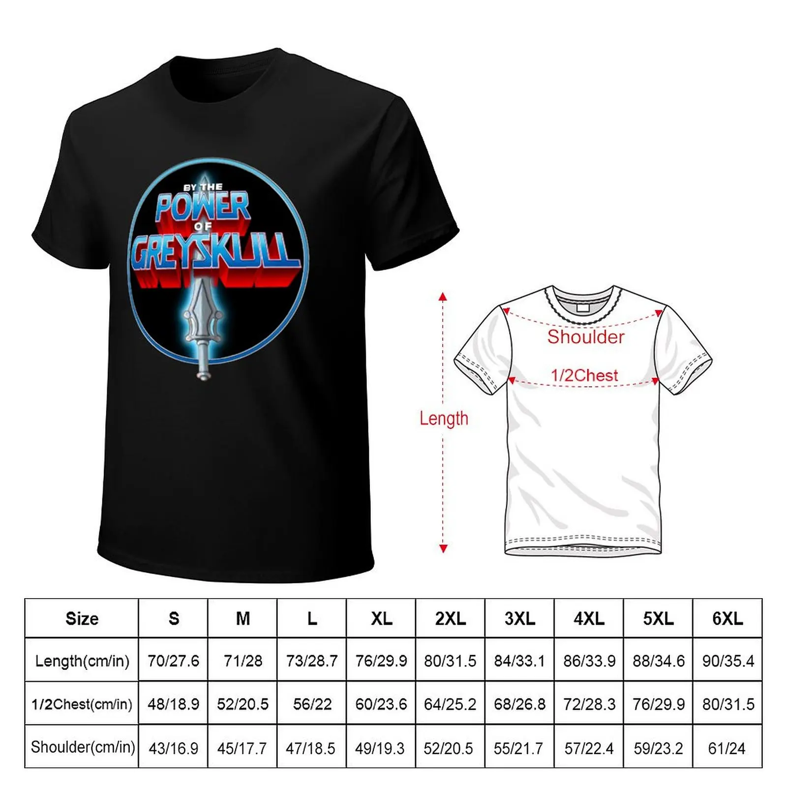 Greyskull T-Shirt Short sleeve tee vintage clothes hippie clothes plus size tops t shirts for men pack