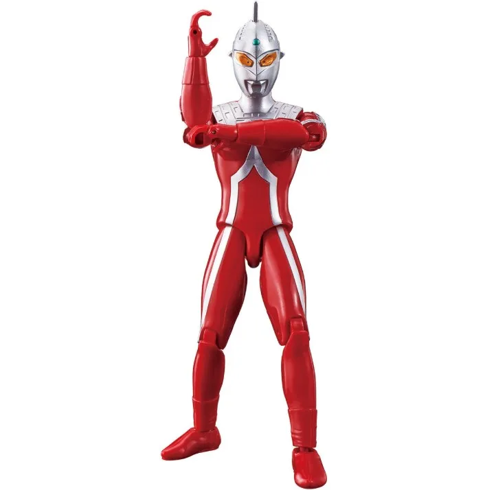 Bandai Original Ultraman Action Figure UltraSeven Joints Movable Anime Action Figures Model Toys for Kids Boys Birthday Gifts