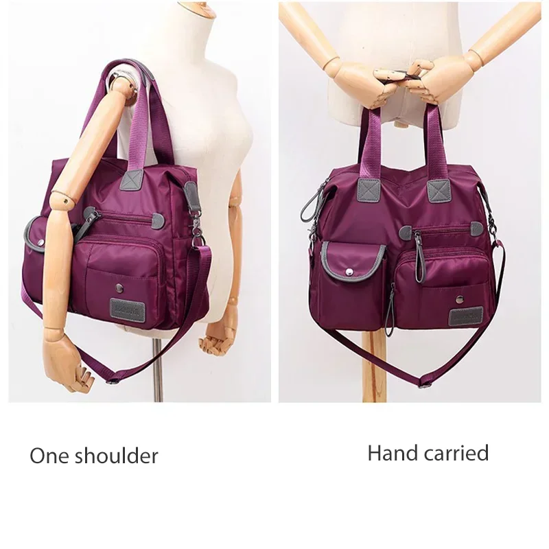 Nimblepack-Bolso de un solo hombro para mujer, bolsos de gran capacidad, Vintage, clásico, para mamá