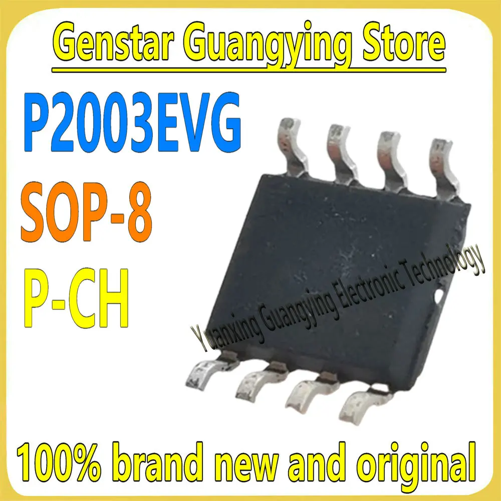(10 pieces) P2003EVG P2003 SOP-8 -30V -9A P-channel Enhancement-Mode MOSFET 100% Brand New