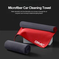 2-in-1 Microfiber Towel Car Cleaning Tools Rag Cloth For GMC Terrain Sierra 1500 Yukon Acadia Savana Hummer Granite H3 Hummer-Ev
