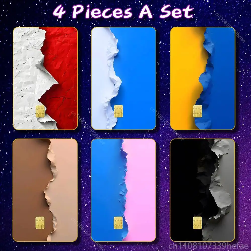 

3D Skin Wrap pattern Skin HD Stickers Game Card Decal Scratch-resistant For Credit Debit Card Small Large Chip