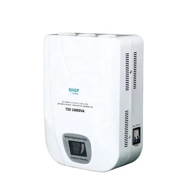 220V Single Phase Voltage Regulator Stabilizer 5000W To 10000W Power Stabilizers AC Current Type