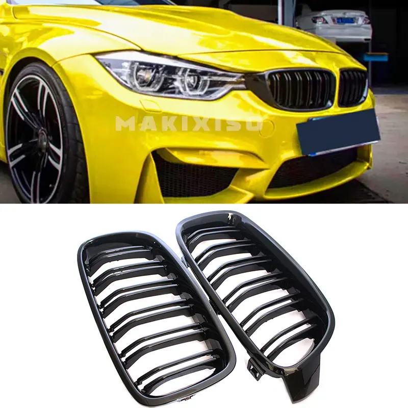 Für BMW 3er F30 F31 F35 330d 328i 335i 320d 340i Auto Front Nieren Grill Grille Racing Grills Grille Auto Gitter 2013-2019