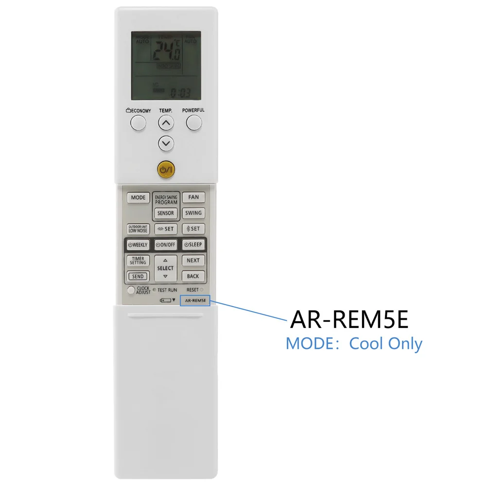 Replacement Remote Control AR-REM5E AR-REB1E AR-REM1U for Fujitsu General Air Conditioner AR-REF1U AR-RED1U AR-REF3E AR-REW4E