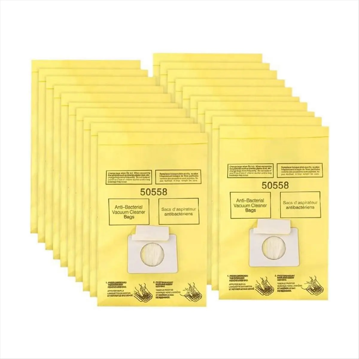 

A51U 15PCS Vacuum Cleaner Bags for Kenmore Type C/Q 50555 50557 50558 and Type C-5 Canister Vacuum Bags