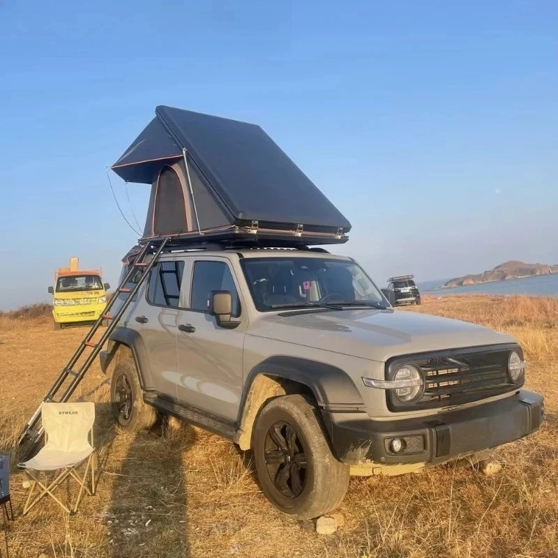 4X4 التلقائي كامر خيمة في الهواء الطلق هارد شل أوفرلاند الطرق الوعرة سيارة مخيمات سقف أعلى خيمة مصنع العرض #3
