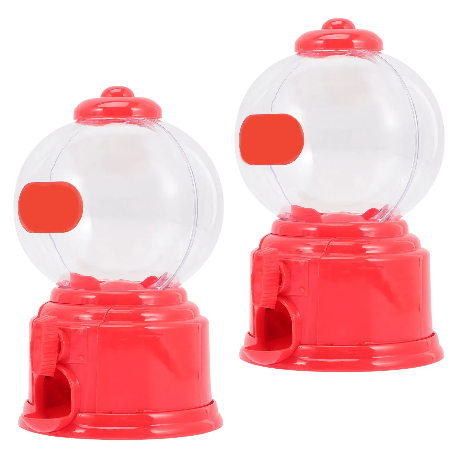 

2Pcs Mini Candy Dispenser Kids Vending Gumball Toys Light Weight Machines Gifts