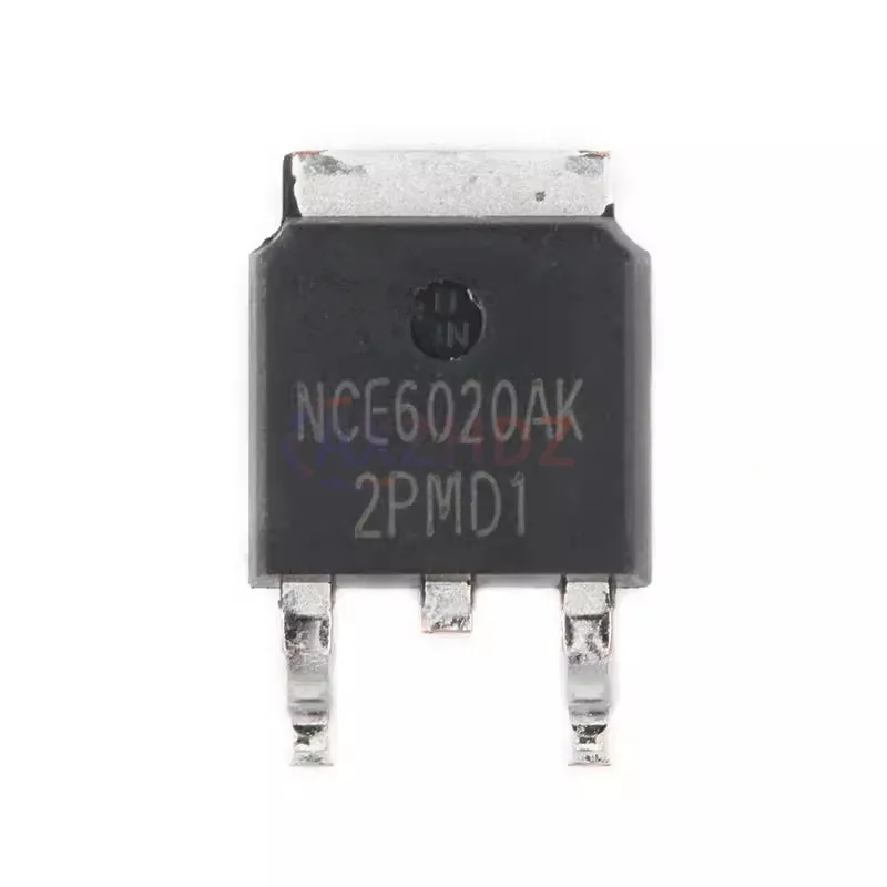 10PCS NCE6020AK TO-252-2 SMD NCE3050K 30V/50A 60V/20A 45W NCE6020 N-channel MOSFET Transistor 2