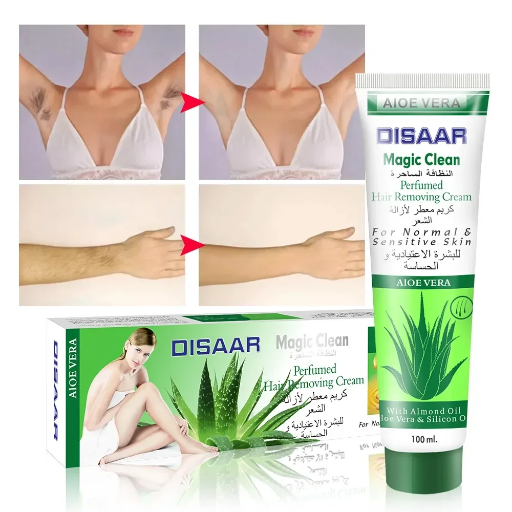 100g  Hair Removal Cream Aloe Gently Removes Leg Hand Hair Armpit Hair Gentle Removal of Body Skin Care Products