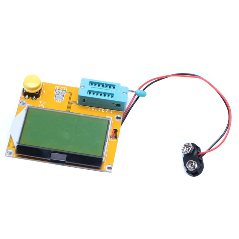 Miernik parametru ESR LCR-T4 Tester próbnik elektroniczny dioda trioda pojemność SCR indukcyjność dla MOMOS/PNP/NPN LCR 12864 ekran LCD Tester