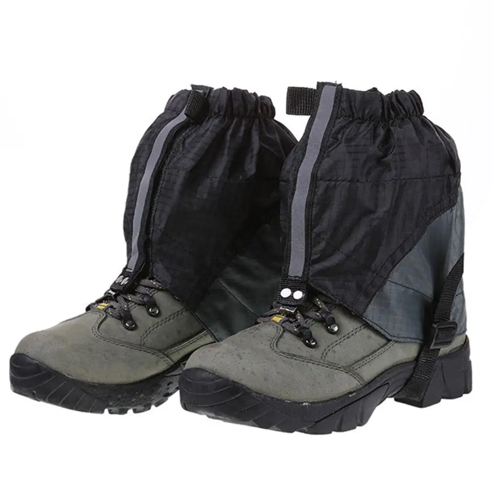 Low Trail Hiking Gaiters Ankle Protective Shoe Covers with UV Protection Lightweight and Adjustable for All Seasons W9Q5