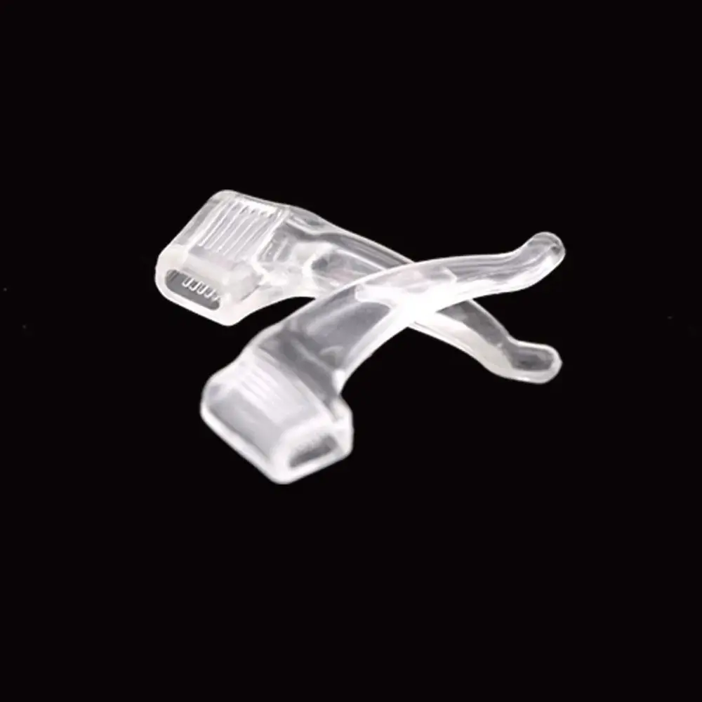 20Pairs Soft Silicone Glasses Ear Hooks Anti-slip Anti-fall Glasses Leg Ear Sleeve Bracket Sunglasses Accessories Grip Women