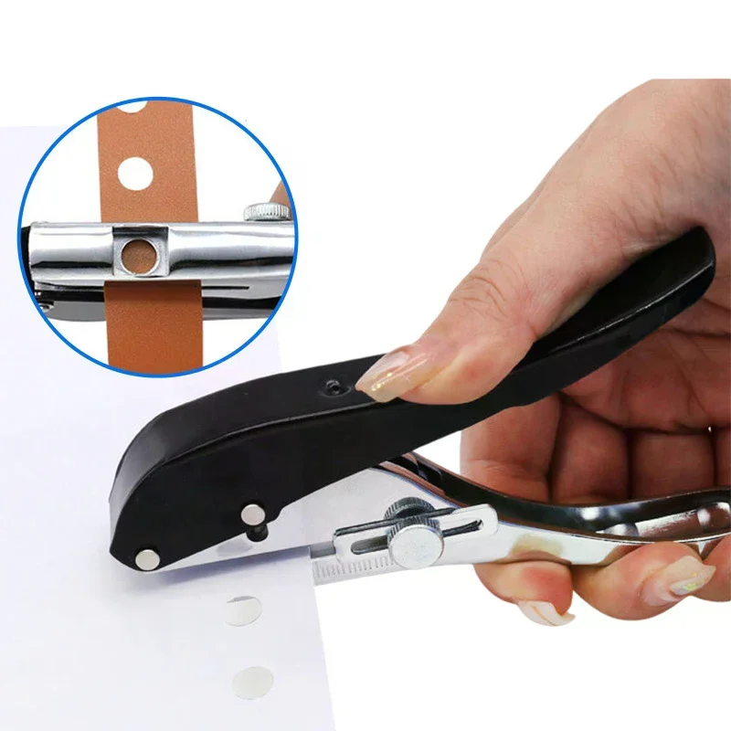 Manual Punch Edge Banding Pliers 8/10mm Hole Card Punching Tool For Plastic Sheet Paper PVC ABS Opener Nail Hole Masking Plier