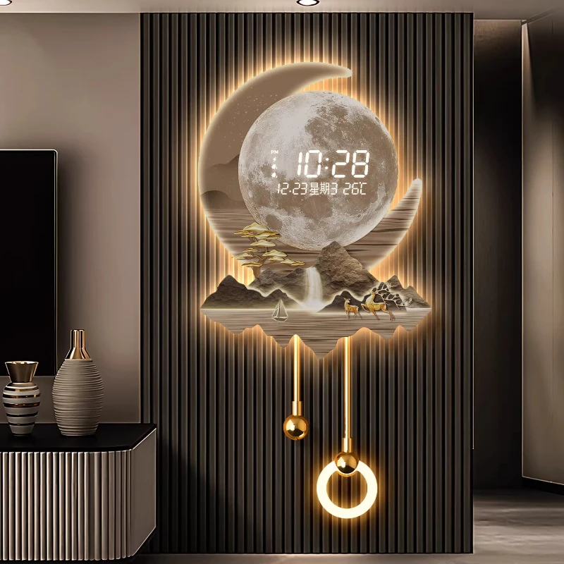 

Creative Korean Wall Clocks Living Room Big Size Modern Interior Clock Wall Simple Fashion Orologio Da Parete Home Decoration