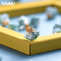 HAIMU Sea Salt Lemon Pro Silent Switch Linear 5 Pins For Custom Mechanical Keyboard MX Switches Hot Swap Gaming PC Accessories