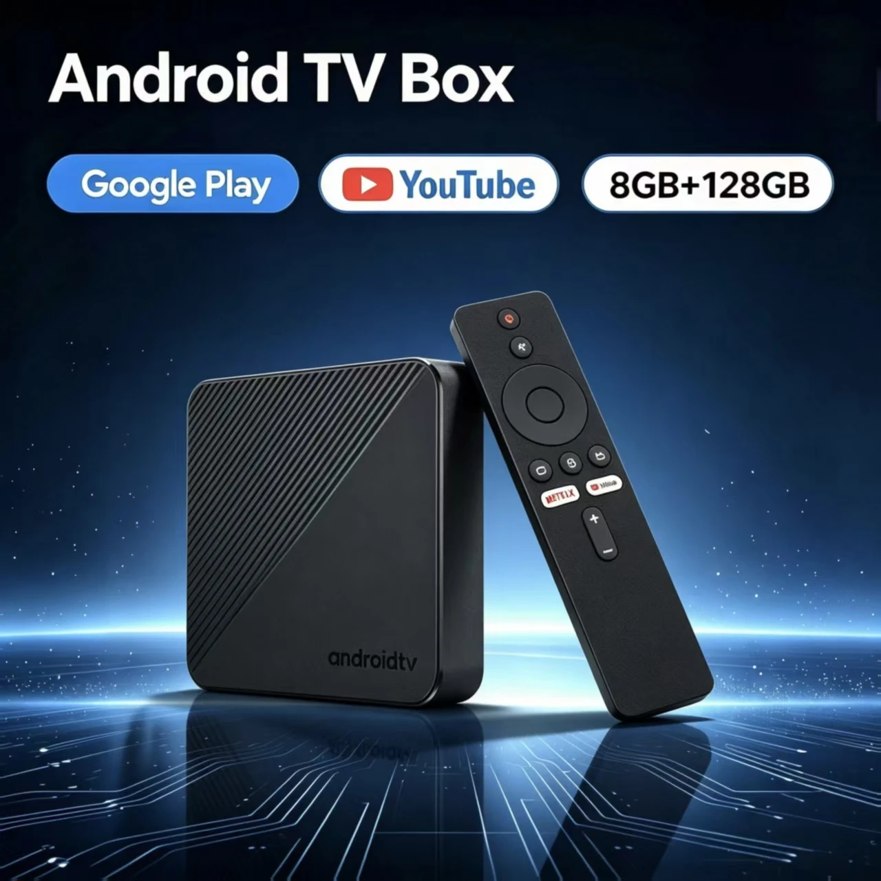 Smart TV Box T8 8K Android 16 Dual WiFi6 BT6.0 RK3518 8GB 128GB Voice Control Google Assistant Home Media Player Set Top Box