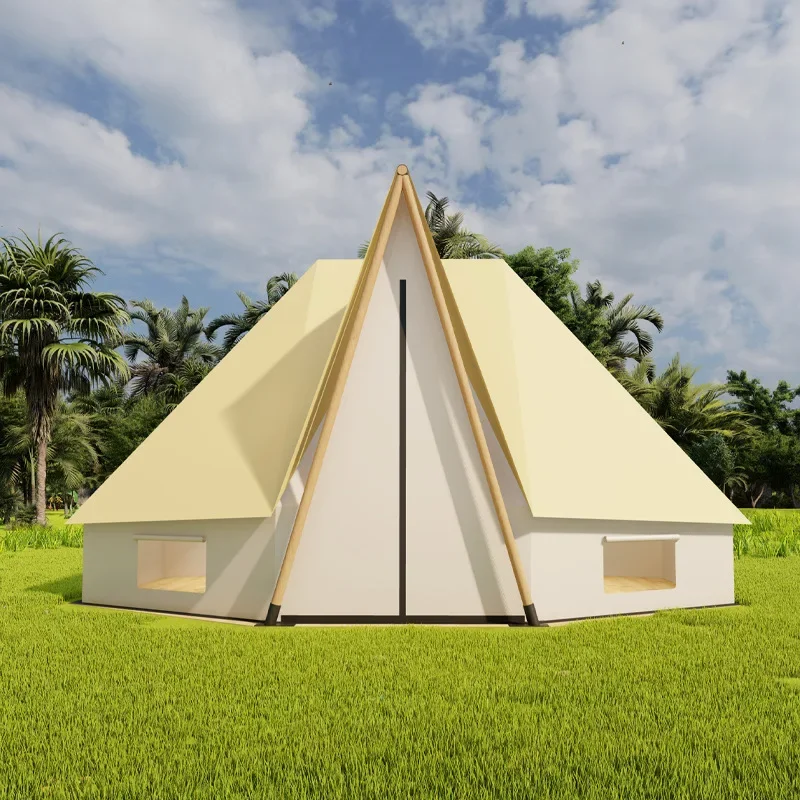 Outdoor camp, tent, camping base, light luxury homestay, hotel tent, yurt