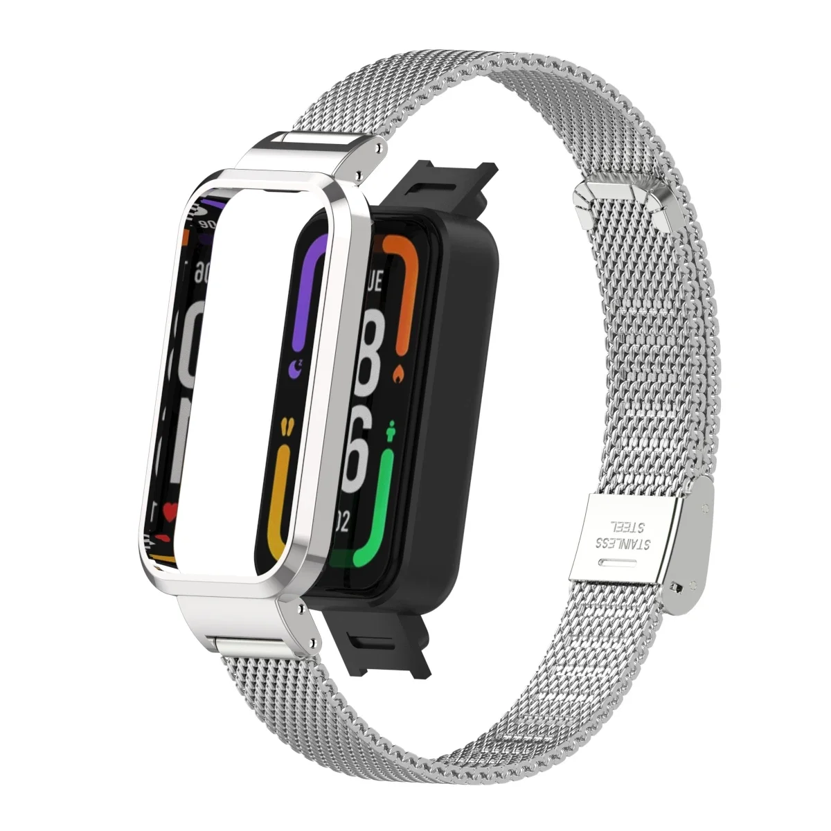 Metal Strap For Redmi Band Pro Smart Watch Accessories Stainless Steel Bracelet Case Protector For redmi band pro Protect Cover