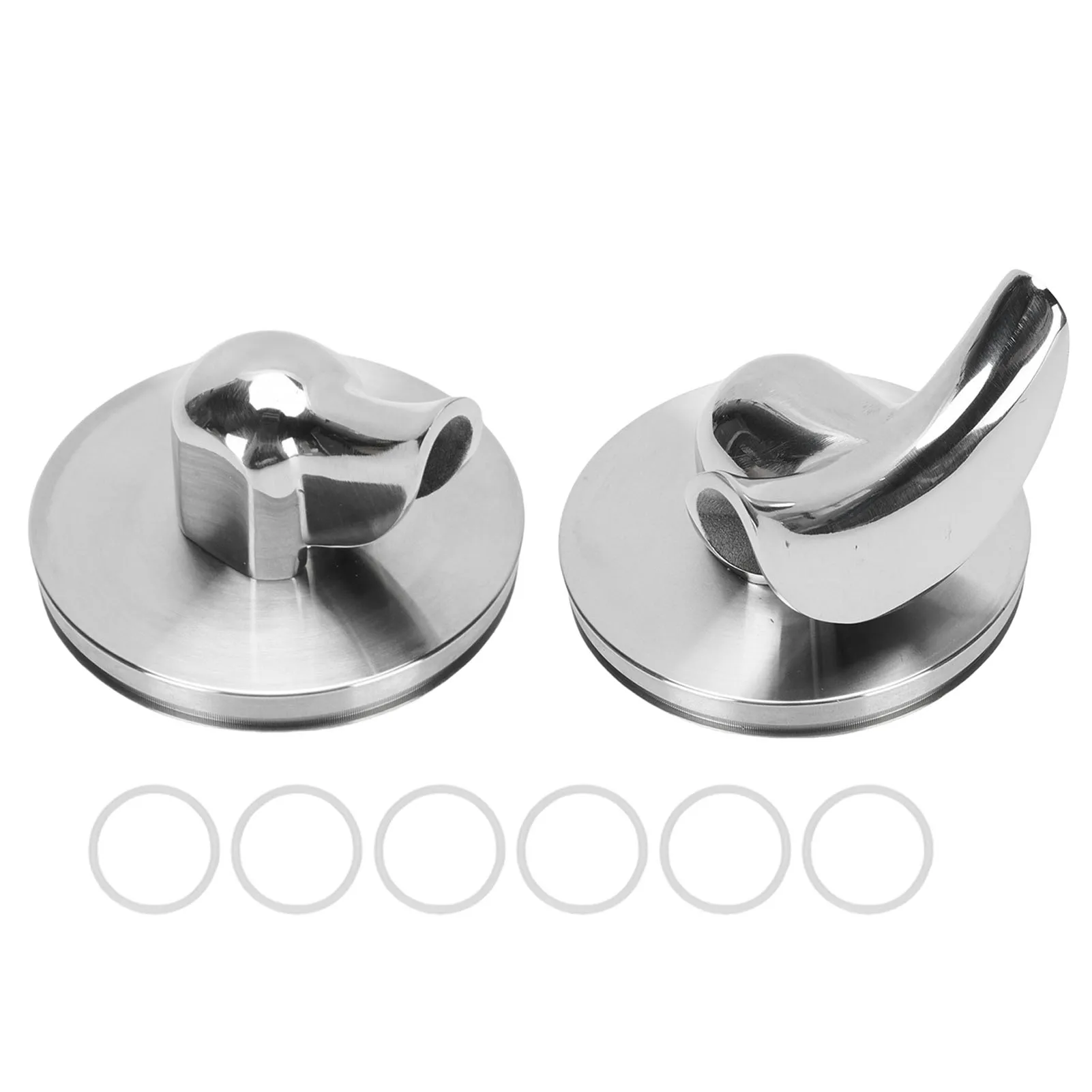Professional 54mm Portafilter Spout Bottomless To Spouted Coffee Machine Portafilter Spout 304 Stainless Steel with O Rings