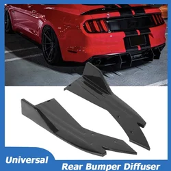 Universal For Ford Mustang GT 500 350 Rear Bumper Protector Canards Splitter Side Skirt Guard Body Kits Car Accessories