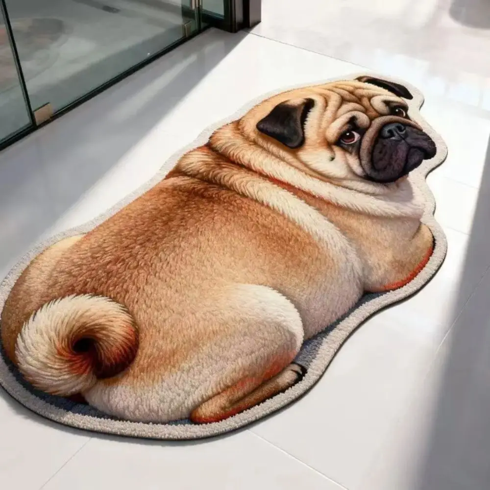 Cute 40*60cm Cat Shaped Diatomite Bath Mat Super Absorbent Non-slip Animal Floor Mat Soft Quick Dry Bathroom Doormat Home Decor