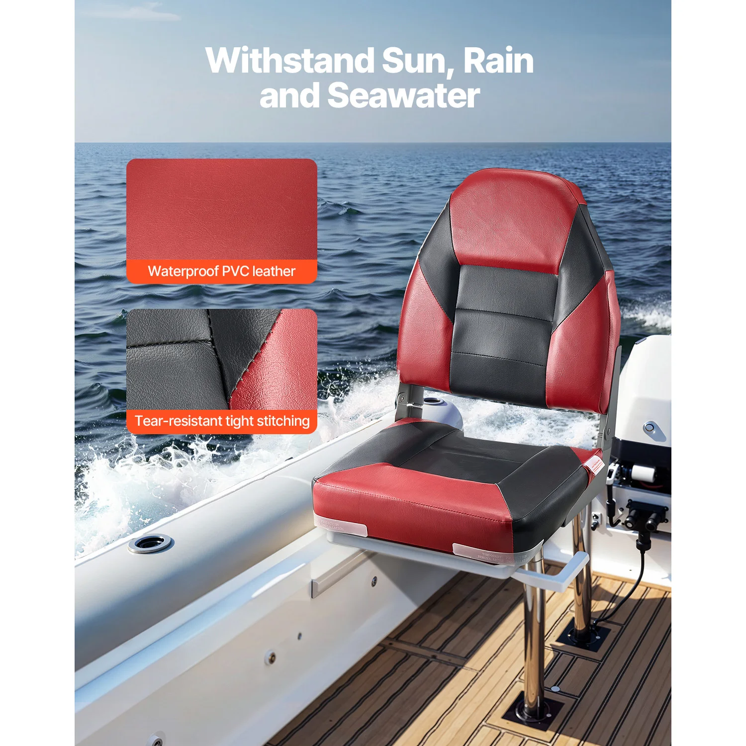 VEVOR Tekne Koltuğu, Yüksek Sı - Fishing Boat Seat incelemesi ve fiyatı