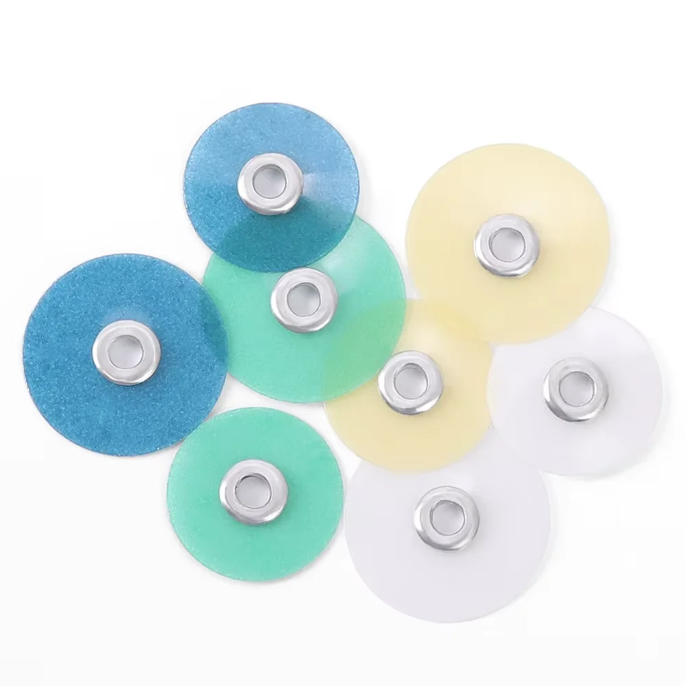 JUMTOP 80 قطعة أقراص تلميع الأسنان تخفيض إجمالي الكنتوري مغزل المشارب المتاح تلميع عدة القرص مواد طب الأسنان