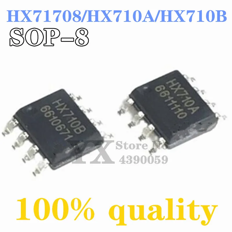 10 pçs/lote HX71708 HX710A HX710B SOP8